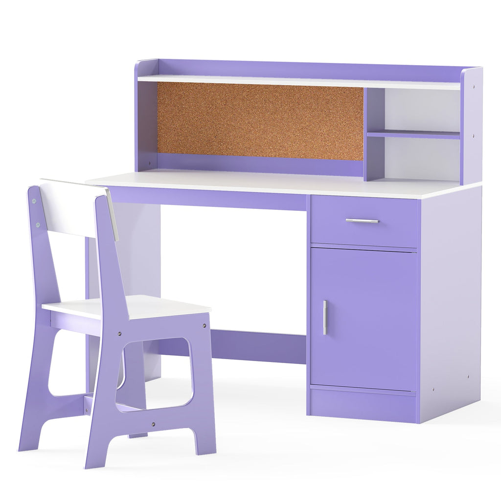 Kids Study Desk and Chair Set Student Table and Chair