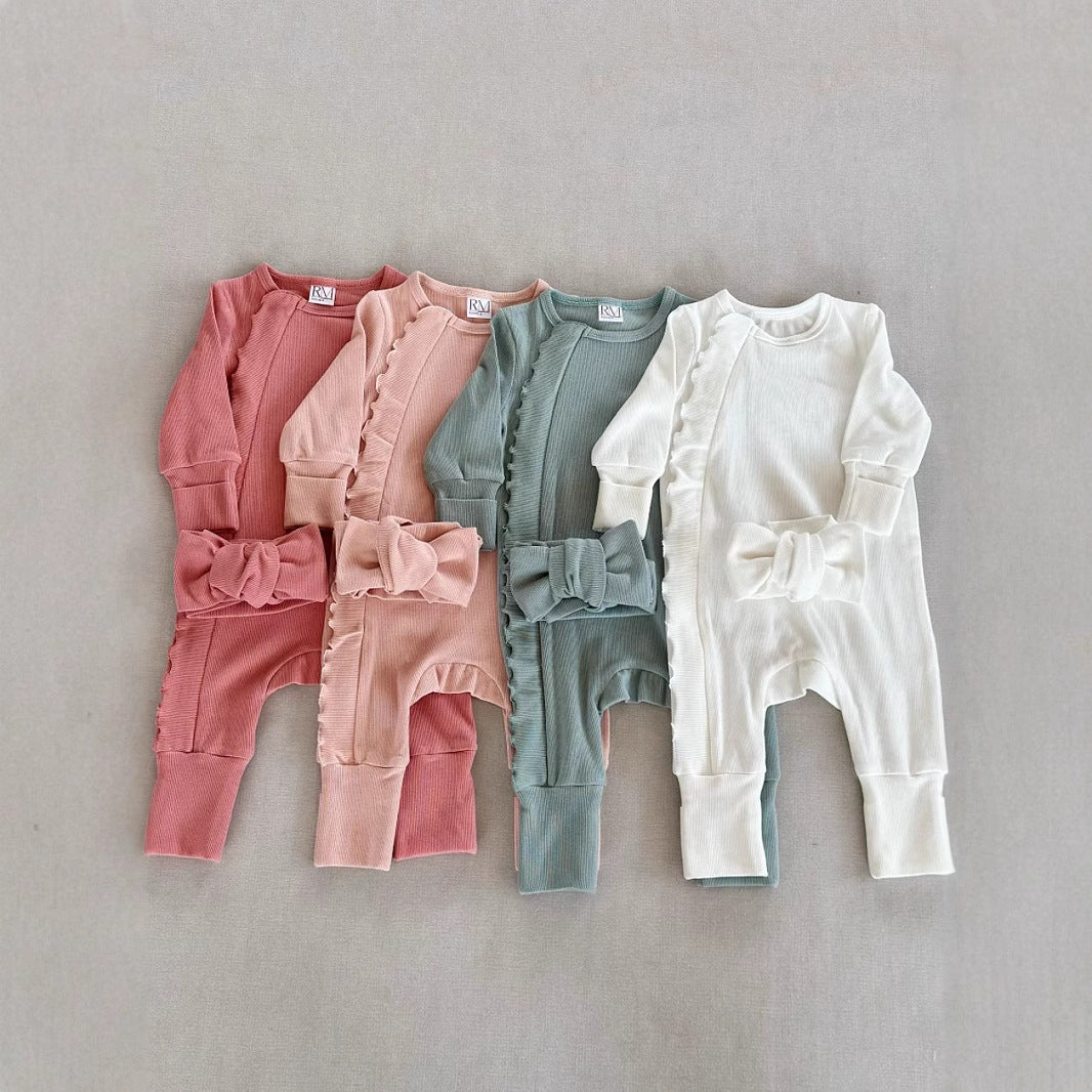 Infant Spring And Autumn Long Sleeve Jumpsuit