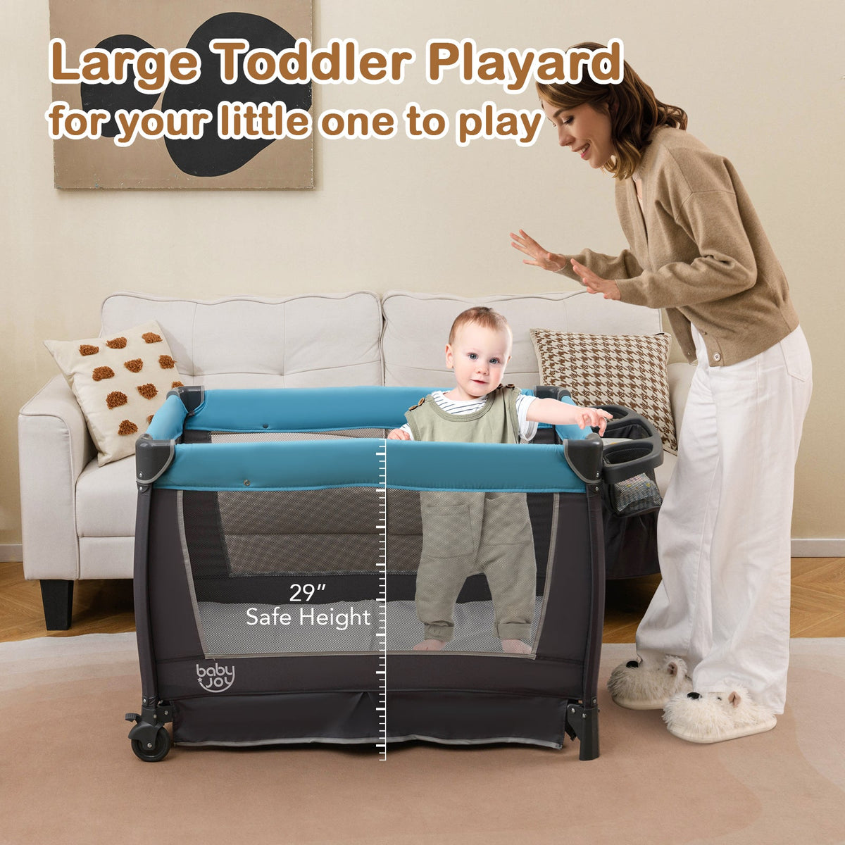 4-in-1 Convertible Portable Baby Play