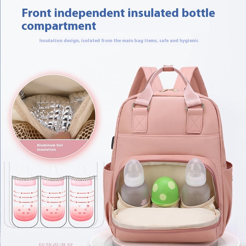 Portable Backpack Large Capacity Multifunctional Baby Bag