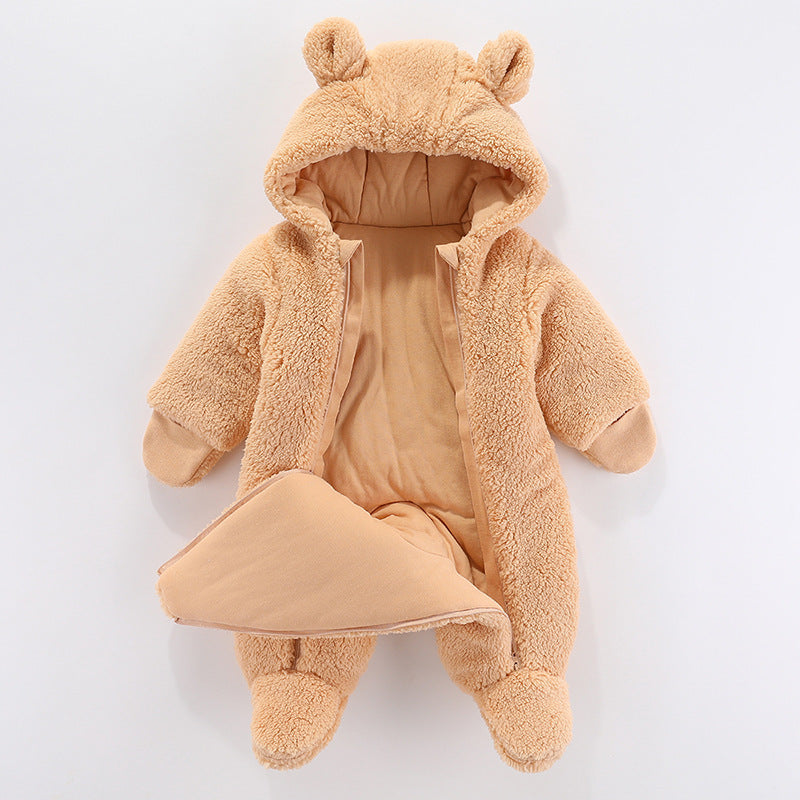 Thickened Cotton Romper For Infants And Toddlers