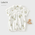 Summer Thin Air-Conditioning Clothes Baby Onesie Short Sleeves