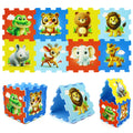 8-Piece Educational Animal Interlocking Baby Play Mat