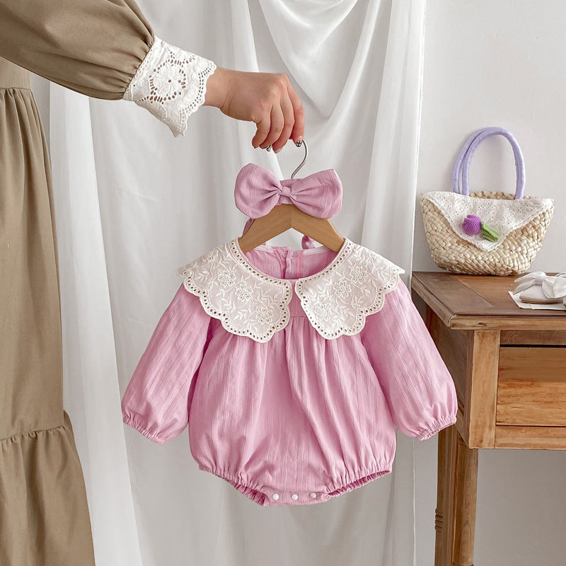 Girls' Long-sleeved Dress Without Hood