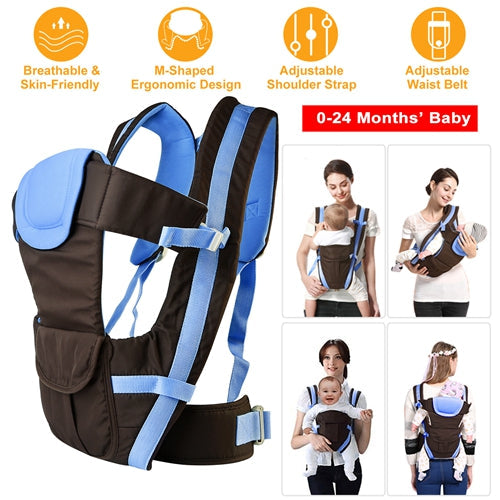 Baby Carrier Wrap Sling – Breathable, Adjustable for Front & Back