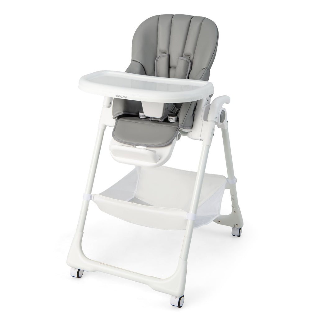 Convertible Infant Dining Chair with 5 Backrest and 3 Footrest Positions