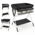 Portable Baby Changing Table with 3-Level Adjustable Height