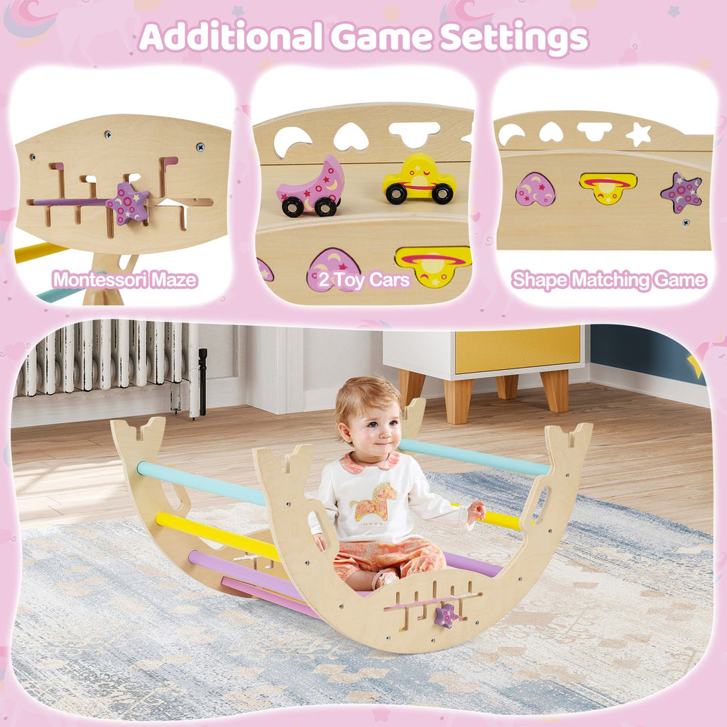 Triangle Set 8-in-1 Foldable Baby Climbing Toys Astronaut/Unicorn Theme