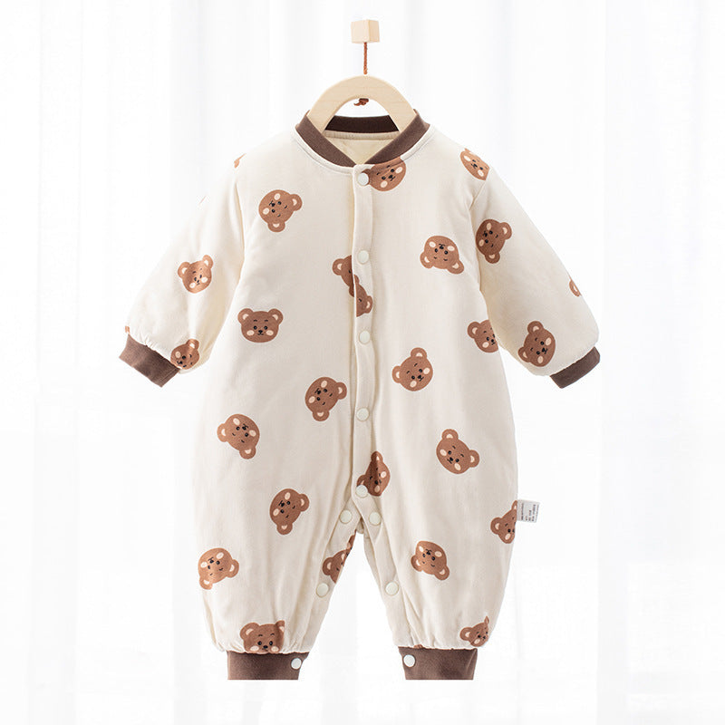 Warm Jumpsuit Newborn Cotton Crawling Suit