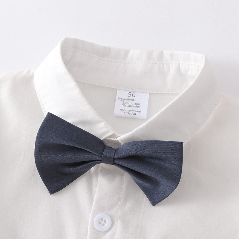 Boys Baby Gentleman Vest Suit Three-Piece Set