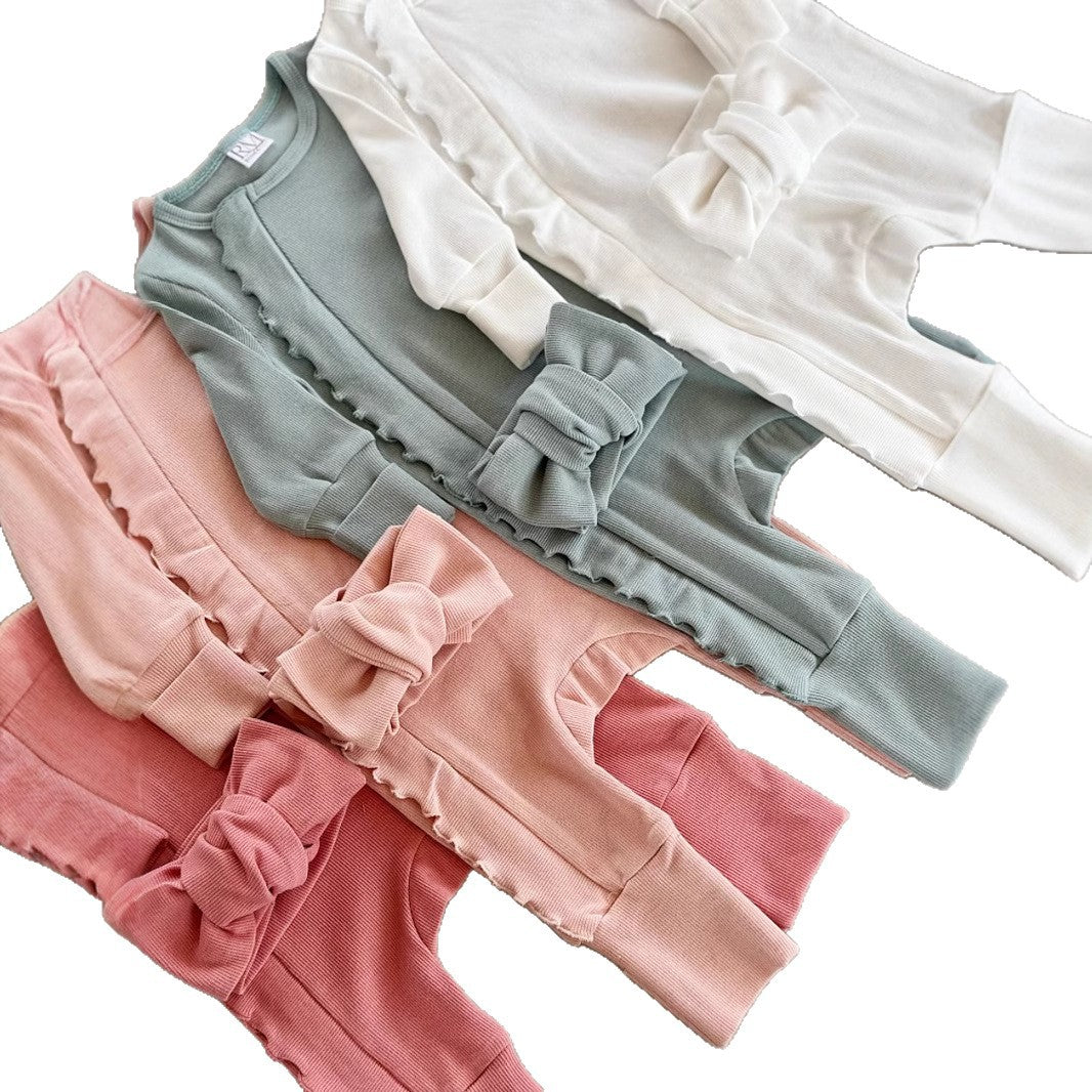 Infant Spring And Autumn Long Sleeve Jumpsuit