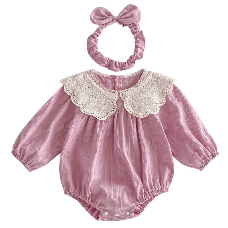Girls' Long-sleeved Dress Without Hood