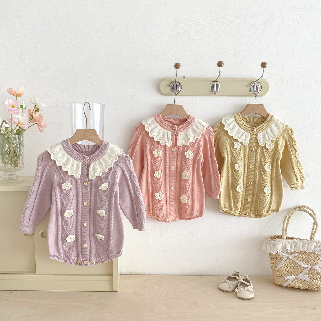 Lotus-leaf-neck Knitted Jumpsuit